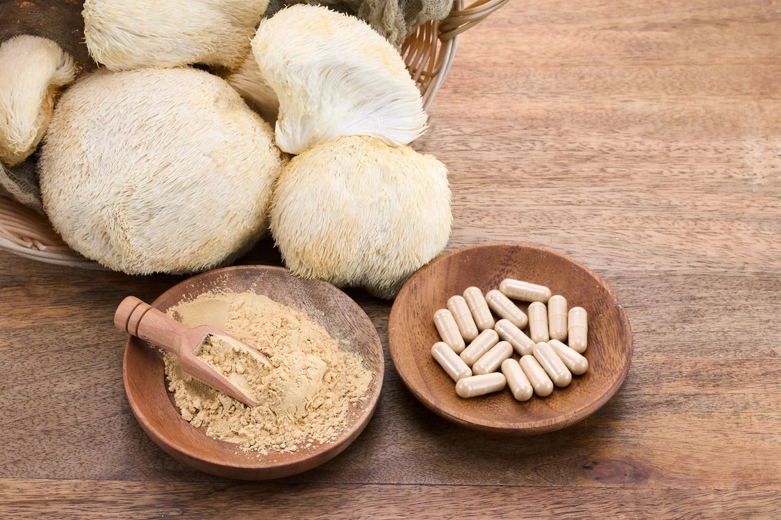 Mushroom powder, capsules and whole mushrooms